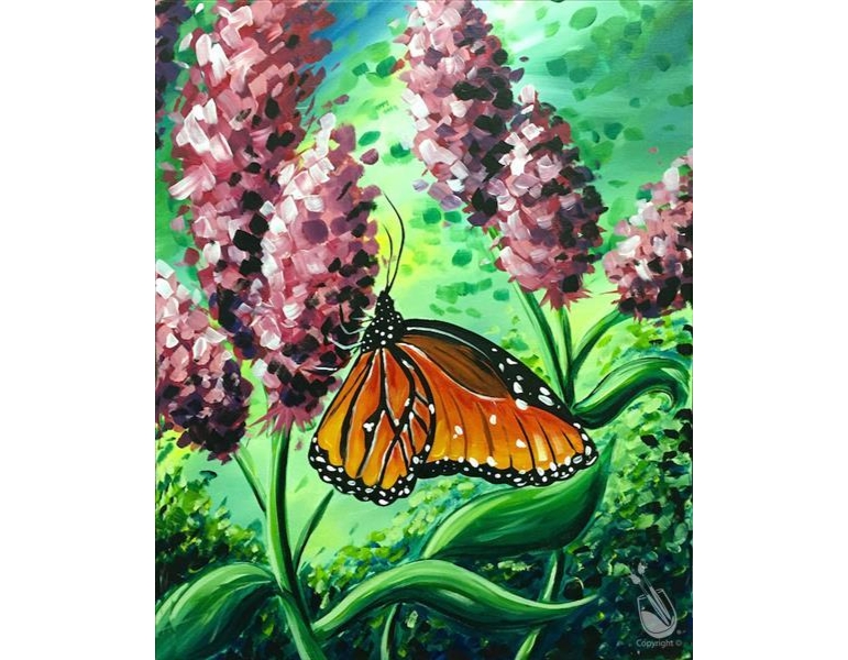butterfly Sonata painting class butterfly Sonata painting class