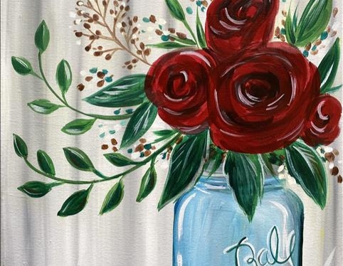 Paint and Sip: Rustic Flowers