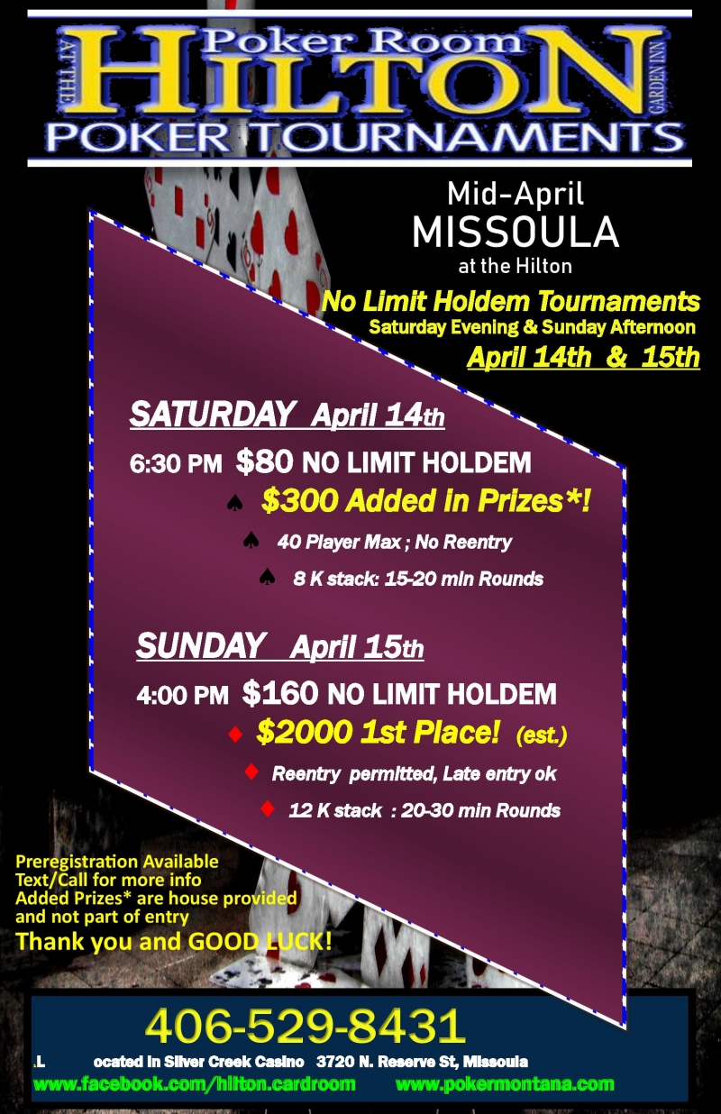 Missoula Poker Tournaments