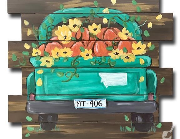 Paint and Sip: Montana Pumpkin Truck
