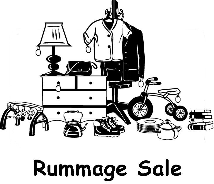 rummage and bake sale clipart