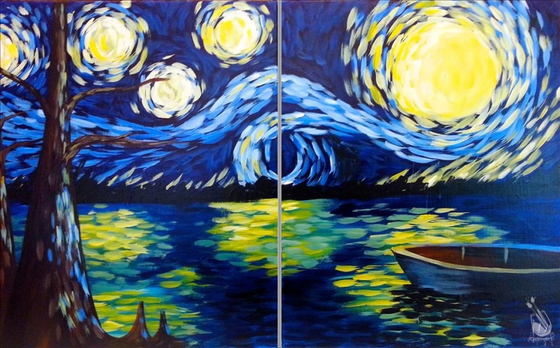 Once Upon A Starry Starry Night (Medium)