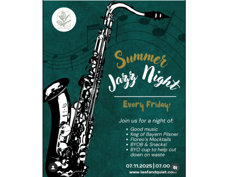 Summer Jazz Night 08/01/2025 MISSOULA, Montana, Leaf & Quiet