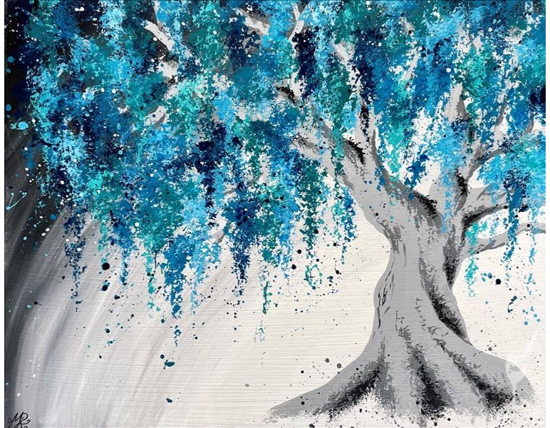 Teal Tree Dream Paint NIght! 