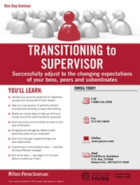 Transitioning to Supervisor Transitioning to Supervisor