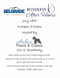 Business After Hours - Andie's Paws & Claws Business After Hours - Andie's Paws & Claws