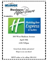 Business After Hours - Holiday Inn Express & Suites Business After Hours - Holiday Inn Express & Suites