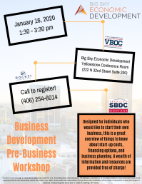 Business Development Pre-Business Workshop Business Development Pre-Business Workshop