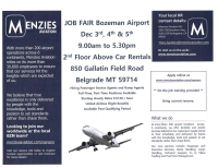Job Fair - Bozeman Airport Job Fair - Bozeman Airport
