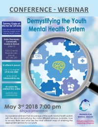 WEBINAR: Demystifying the Youth Mental Health System WEBINAR: Demystifying the Youth Mental Health System