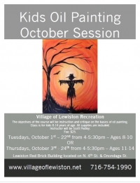Oil Painting for Kids - October Session Oil Painting for Kids - October Session