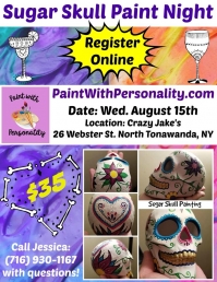 Sugar Skull Paint Night Sugar Skull Paint Night