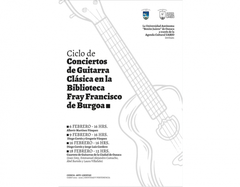 Classical Guitar Concert at Biblioteca Francisco de Burgoa