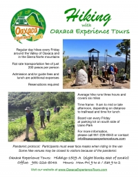 Hiking Every Friday / La excursión a pie todos los viernes Hiking Every Friday / La excursión a pie todos los viernes