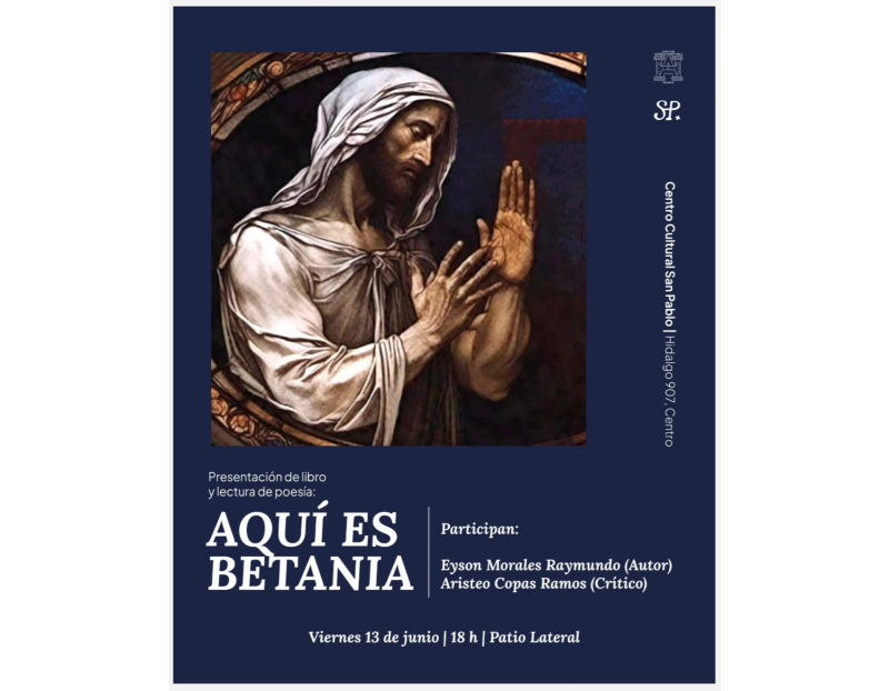 Aquí es Betania - Book Presentation and Poetry Reading Aquí es Betania - Book Presentation and Poetry Reading