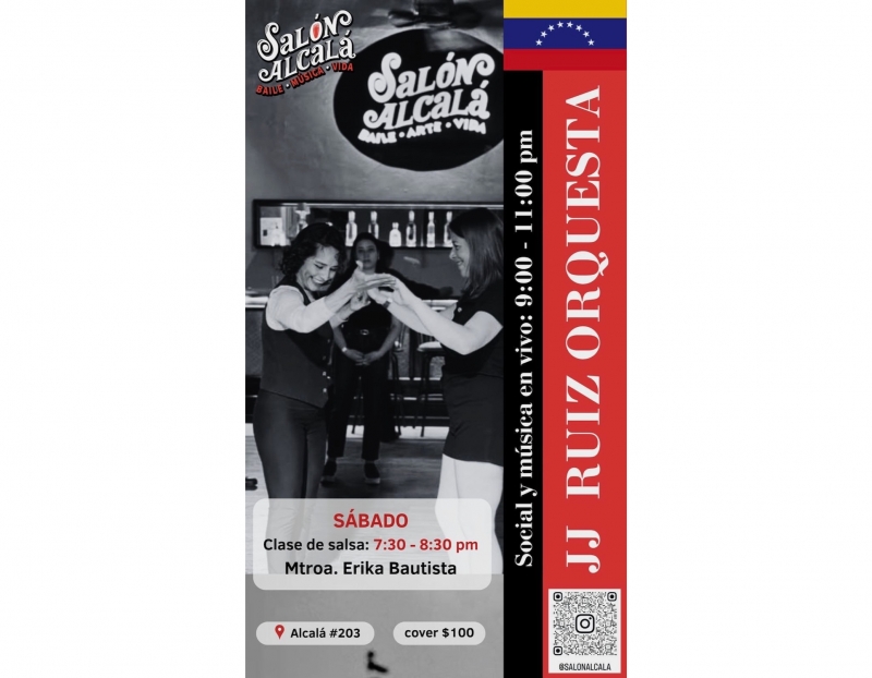 Salsa Class & Live Music at Salon Alcala Salsa Class & Live Music at Salon Alcala
