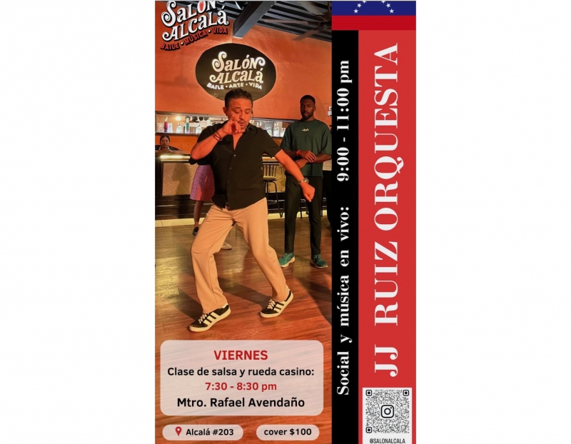 Salsa & Rumba Class & Live Music at Salon Alcala Salsa & Rumba Class & Live Music at Salon Alcala