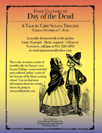 Food Customs of Day of the Dead: Talk by Susana Trilling Food Customs of Day of the Dead: Talk by Susana Trilling
