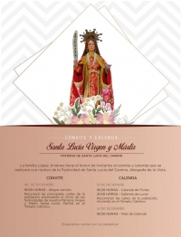 Festival of Santa Lucia / Festividad de Santa Lucia del Camino Festival of Santa Lucia / Festividad de Santa Lucia del Camino