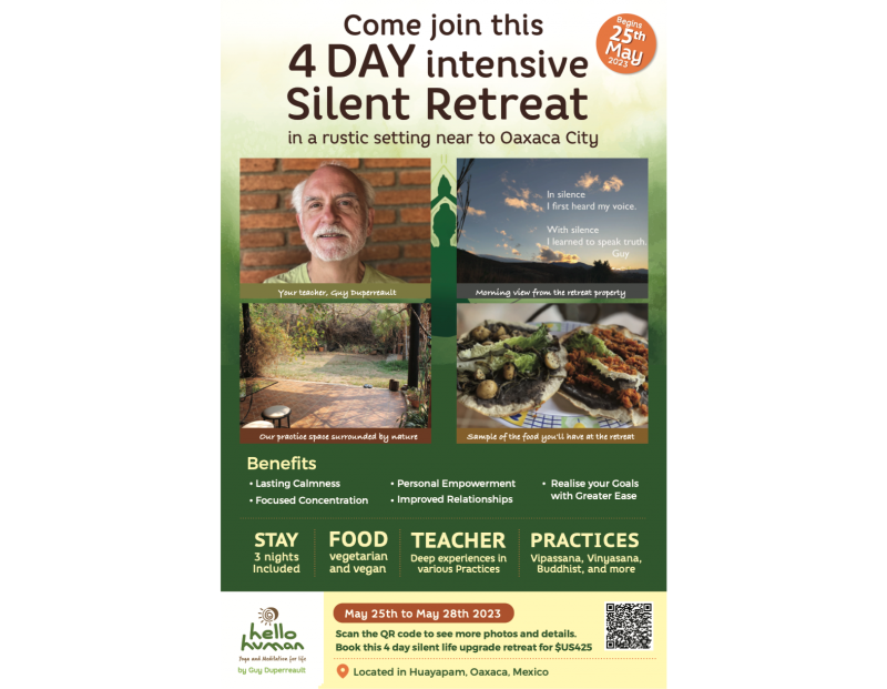 4 day yoga and meditation silence residential retreat