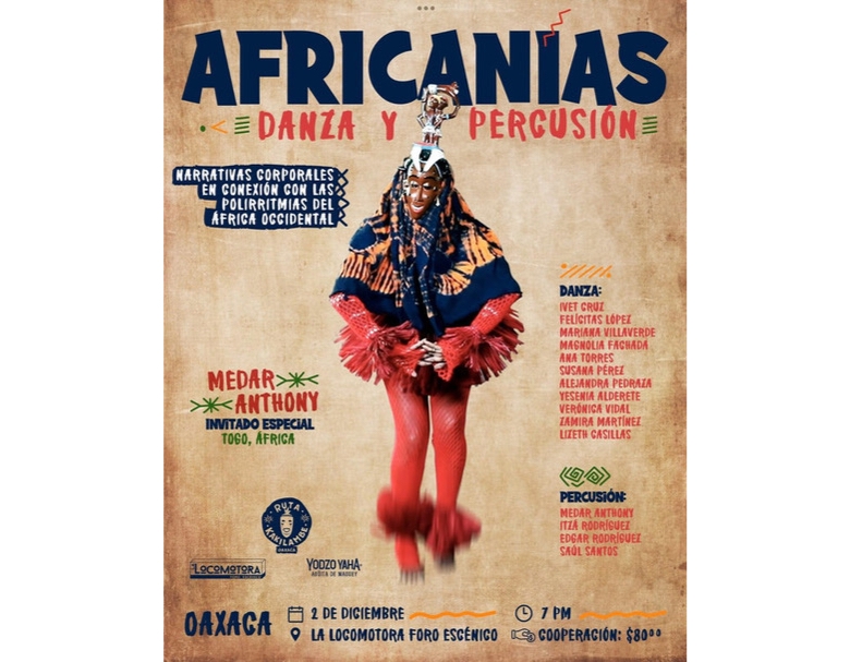 African Dance and Percussion at La Locomotora Foro Escenico
