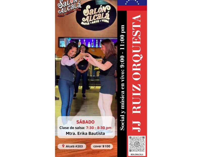 Salsa Class & Live Music at Salon Alcala Salsa Class & Live Music at Salon Alcala