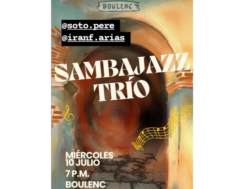Sambajazz Trio at Boulenc Sambajazz Trio at Boulenc