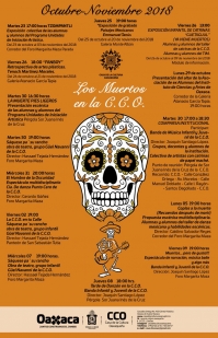 Events at the/Eventos a la Casa de Cultura de Oaxaqueña Events at the/Eventos a la Casa de Cultura de Oaxaqueña