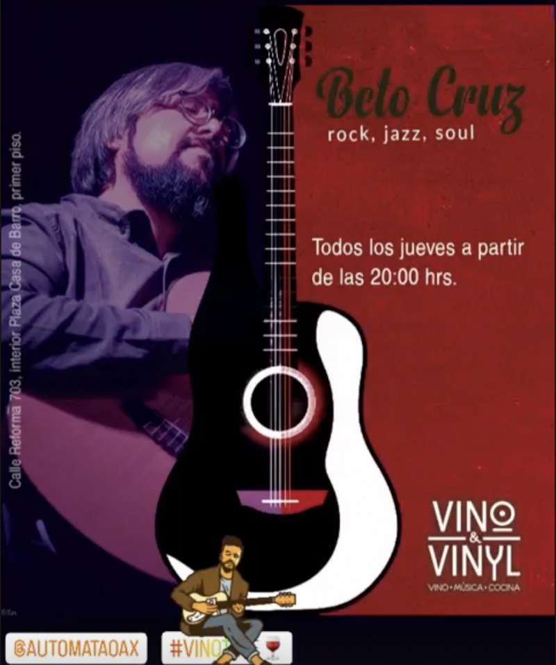 Beto Cruz at Vino&Vinyl