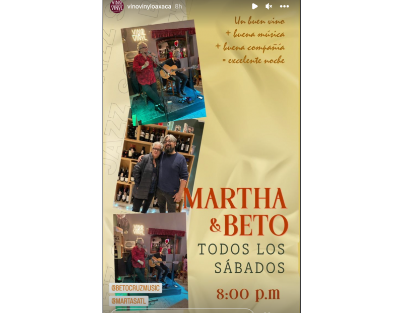 Beto & Marta at Vino&Vinyl