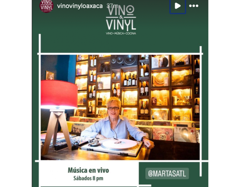 Marta at Vino&Vinyl Marta at Vino&Vinyl