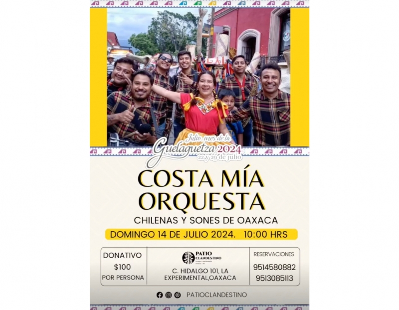 Costa Mia Orchestra at Patio Clandestino Costa Mia Orchestra at Patio Clandestino