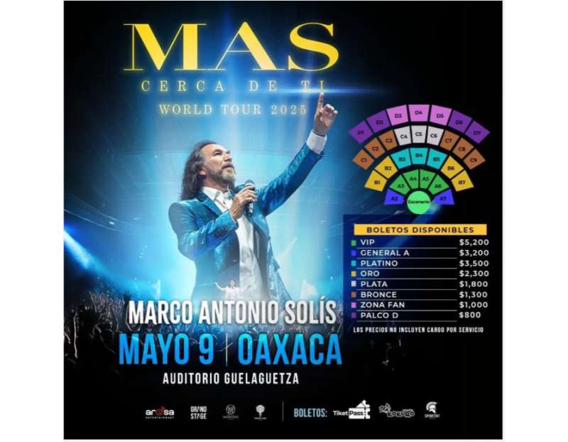 Marco Antonio Solis at Auditorio Guelaguetza Marco Antonio Solis at Auditorio Guelaguetza