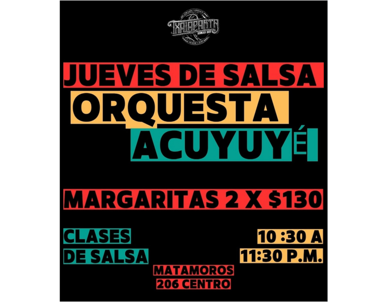 Salsa Thursday at Txalaparta Salsa Thursday at Txalaparta