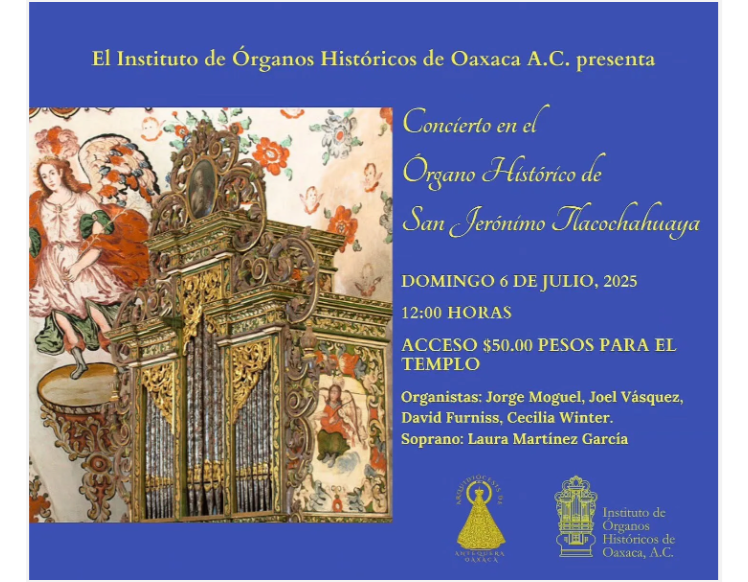 Historic Organ Concert at San Jeronimo Tlacochahuaya Historic Organ Concert at San Jeronimo Tlacochahuaya