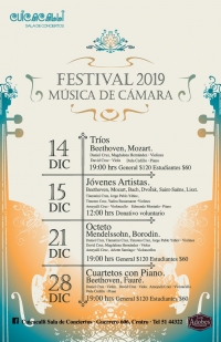 Winter Chamber Music Festival / Festival de música de cámara de invierno Winter Chamber Music Festival / Festival de música de cámara de invierno