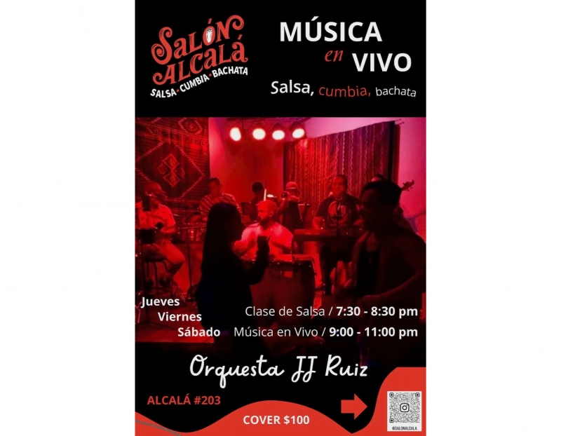 Salsa Class & Live Music at Salon Alcala Salsa Class & Live Music at Salon Alcala