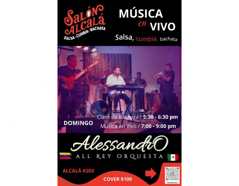 Bachata Dance Class & Live Music at Salon Alcala Bachata Dance Class & Live Music at Salon Alcala