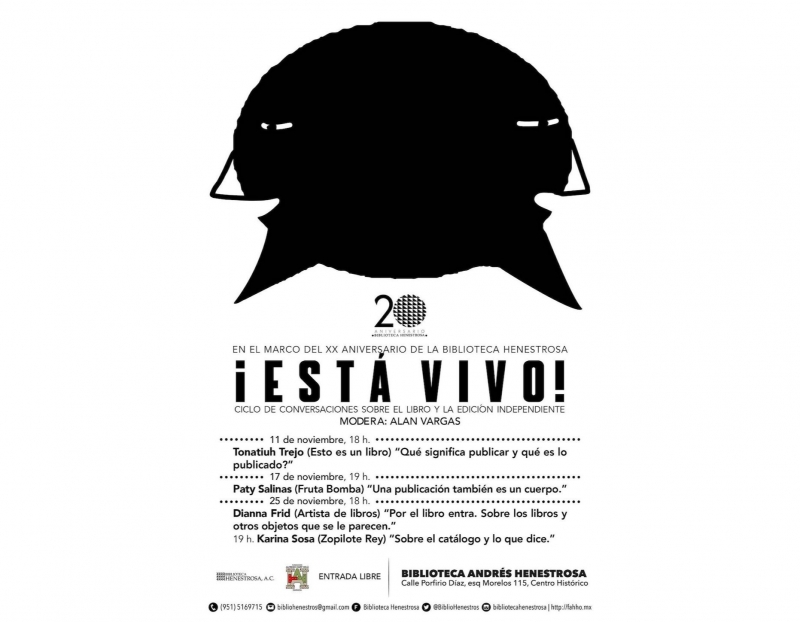 Está Vivo! Conversaciones sobre el libro y la edición independiente Está Vivo! Conversaciones sobre el libro y la edición independiente