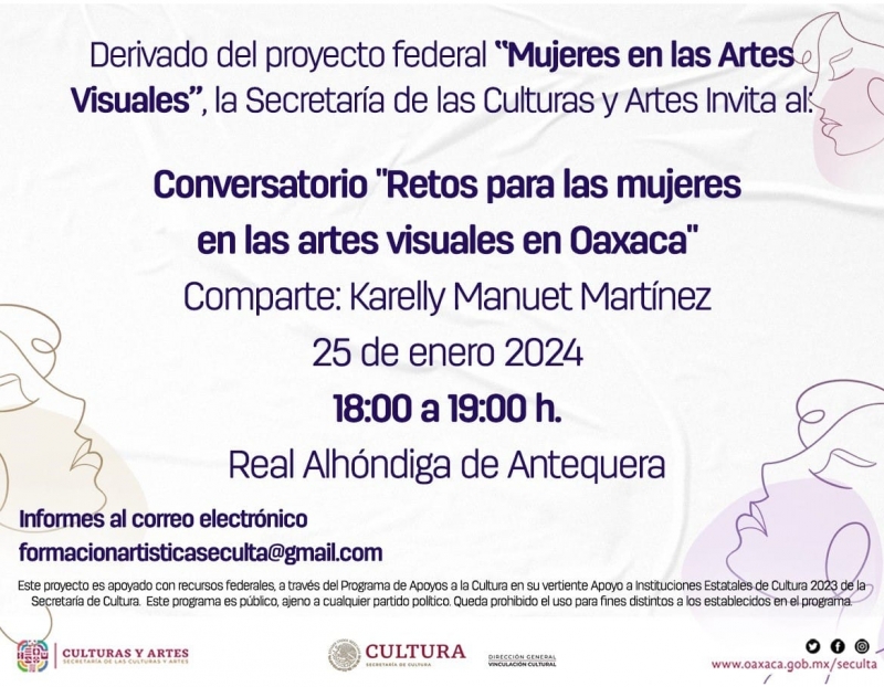 'Retos para las mujeres en las artes visuales en Oaxaca' 01/25/2024