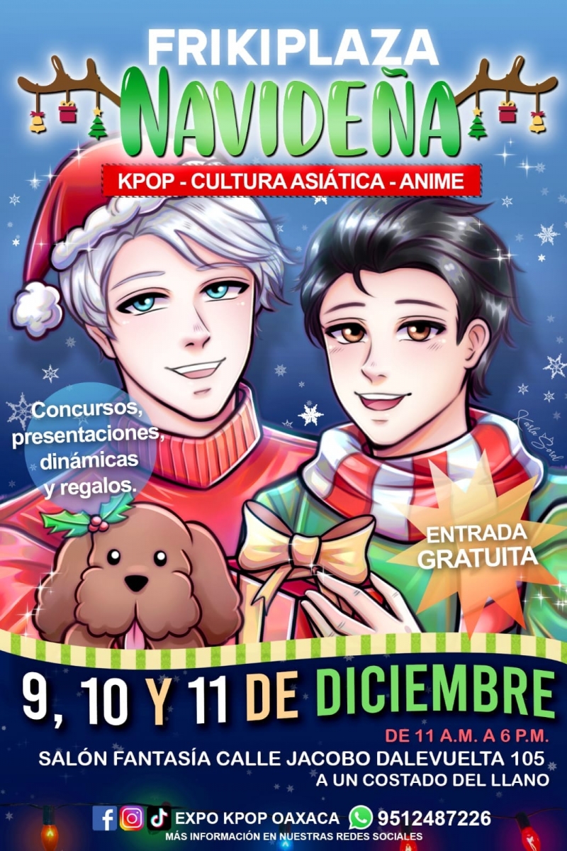 Frikiplaza Navideña: Expo Kpop/Cultura asiática/Anime Oaxaca 12/11/2022  Oaxaca de Juarez, , Salon Fantasia - Groups/Grupos Event | Oaxaca Mexico  Events