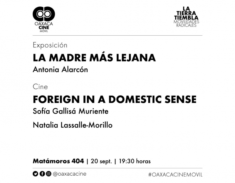 La Madre Más Lejana (exposición) & Foreign in a Domestic Sense (Cine) La Madre Más Lejana (exposición) & Foreign in a Domestic Sense (Cine)