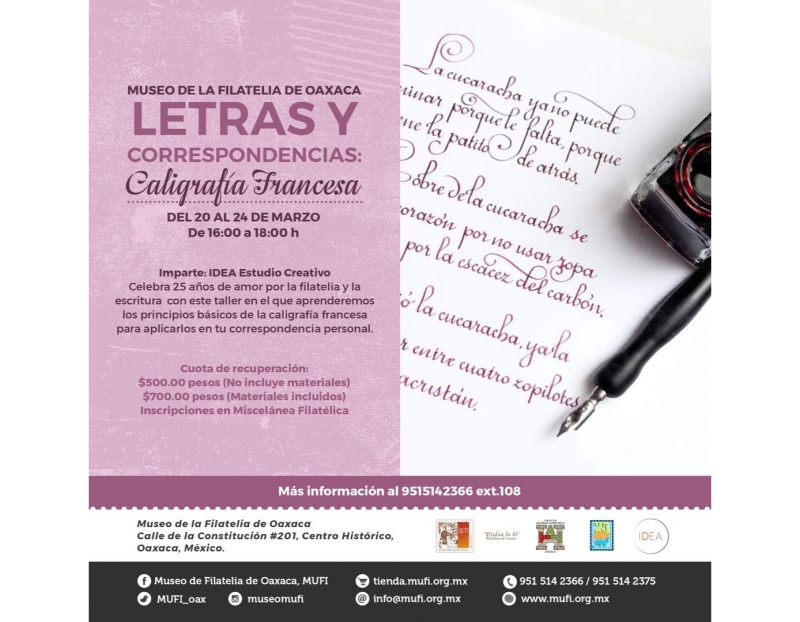 Letras ... Caligrafía Francesa / Letters ... French Calligraphy