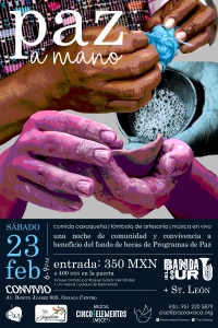 Community Scholarship Fundraiser/ Beneficio para "Paz a Mano" Community Scholarship Fundraiser/ Beneficio para "Paz a Mano"