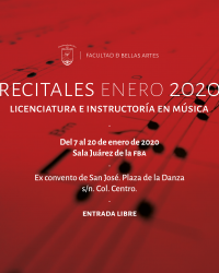 Instrument Recitals / Recitales Instrument Recitals / Recitales