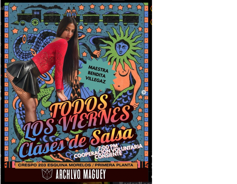 Salsa Classes Fridays at Archivo Maguey Salsa Classes Fridays at Archivo Maguey