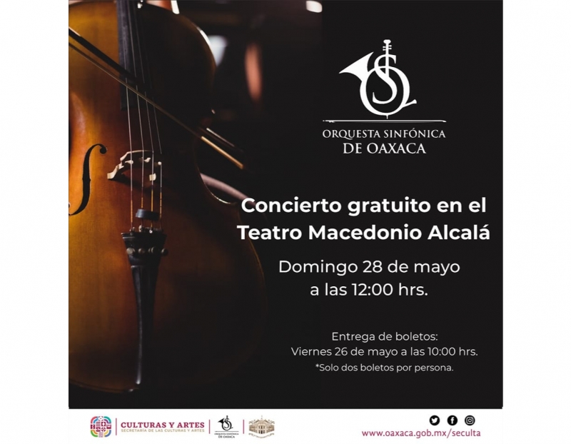 Concert/Concierto: Orquesta Sinfónica de Oaxaca