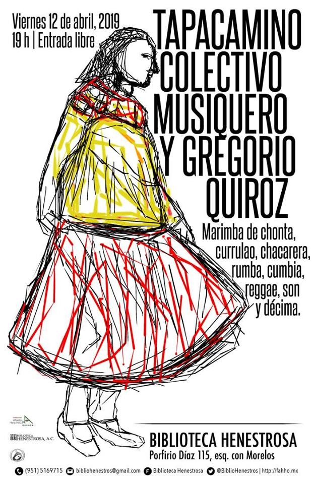 Marimba, Tapacamino Colectivo Musiquero 04/12/2019 Oaxaca de Juarez ...