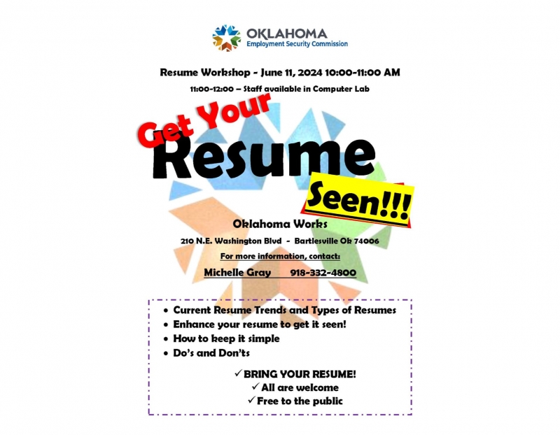 Resume Workshop Resume Workshop