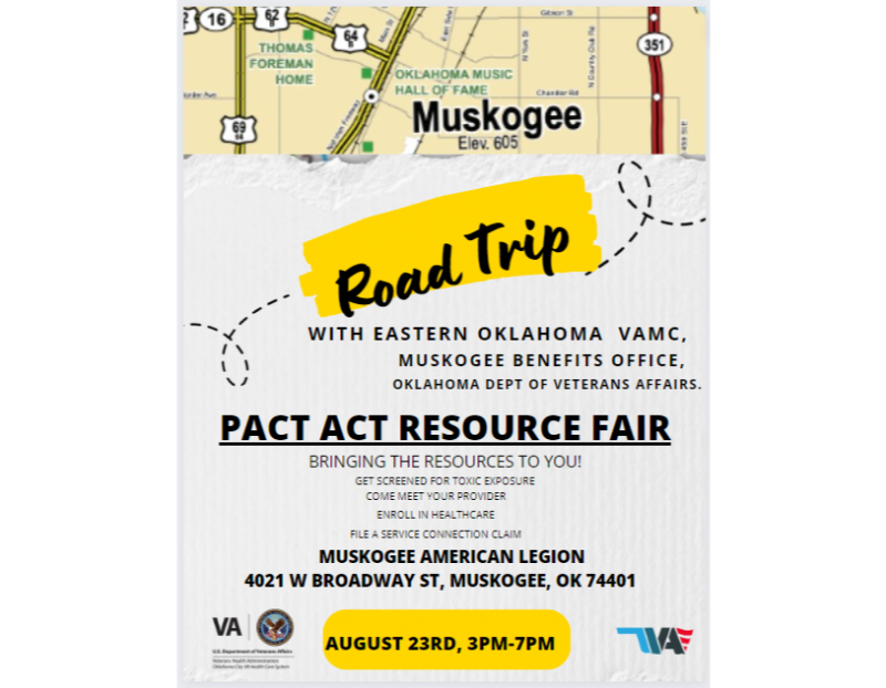 PACT Act Event Muskogee, OK 08/23/2023 Muskogee, , American Legion